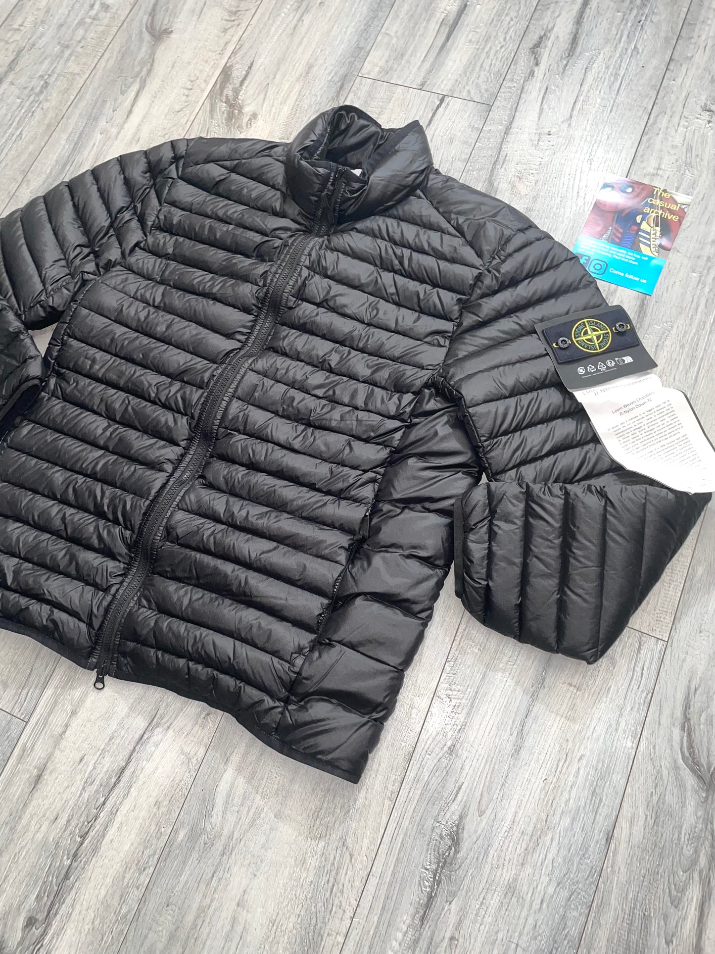 Stone island look woven chambers large