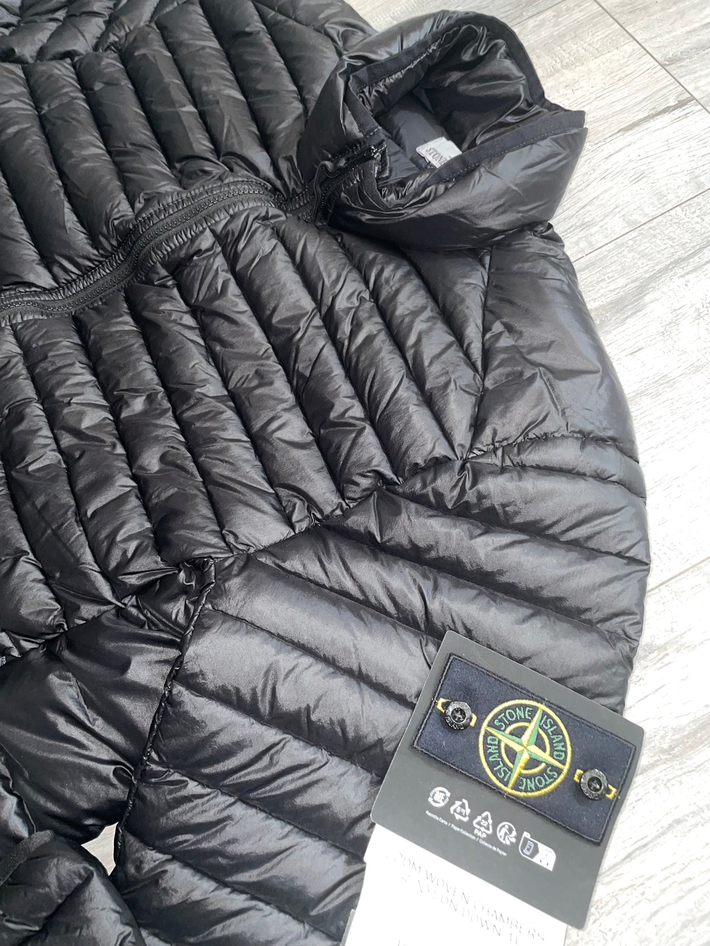 Stone island look woven chambers large